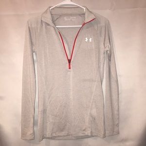 Womens under armor Heatgear Loose Half zip pullover Size XS